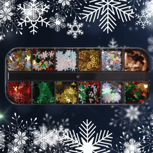 đWeihnachtspailletten fĂŒr DIY-Kunstharz-AnhĂ€nger-BausĂ€tze