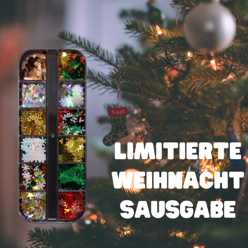 đWeihnachtspailletten fĂŒr DIY-Kunstharz-AnhĂ€nger-BausĂ€tze