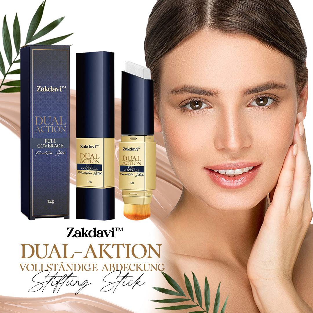 Zakdavi™️ Dual Action Foundation Stick Mit Voller Deckkraft
