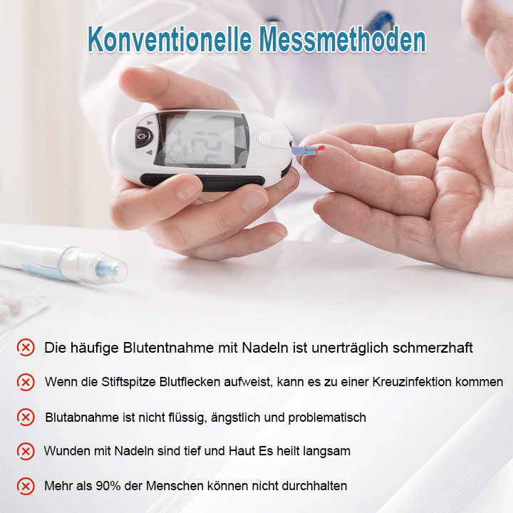 ✨[Offizieller Store] JEREMYTIS™ Nicht-invasives Laser-Blutzuckermessgerät