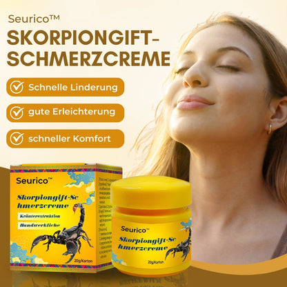 🦂 Seurico™ Schmerzlinderungscreme mit Skorpiongift