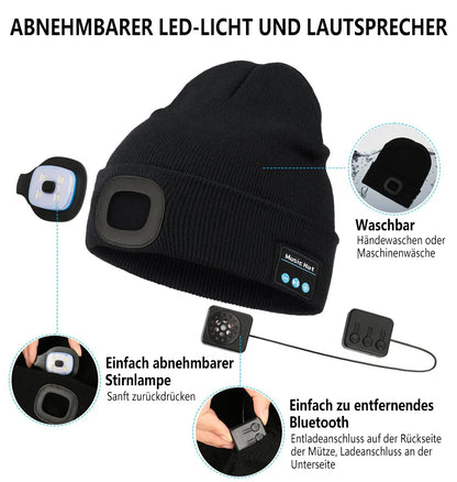 🎄FRÜHER WEIHNACHTSVERKAUF 49% RABATT🎅 3-in-1 Funktionen Bluetooth Mütze