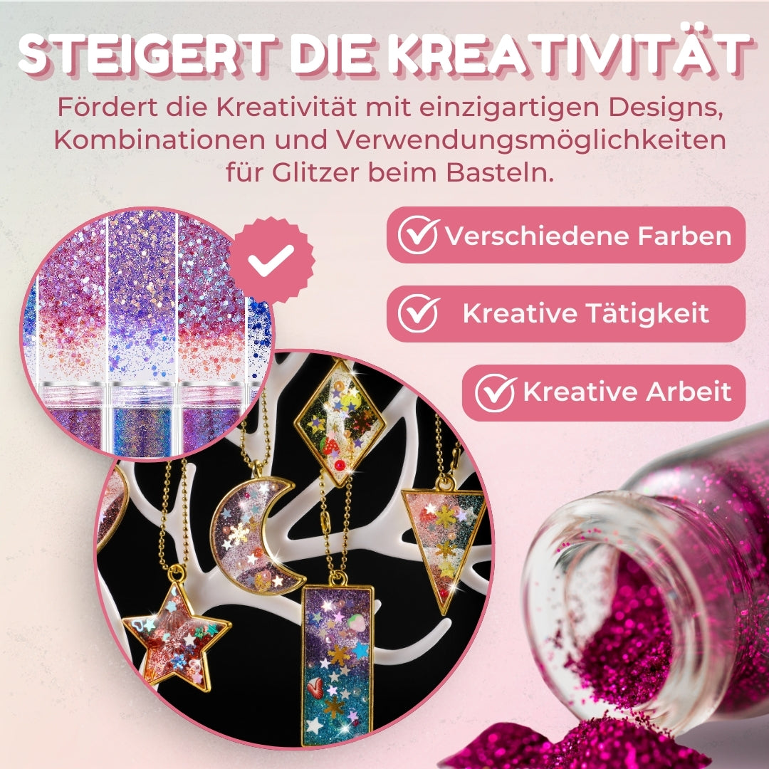 🌟 Neujahrszauber: DIY Glitzer für festliche Projekte!