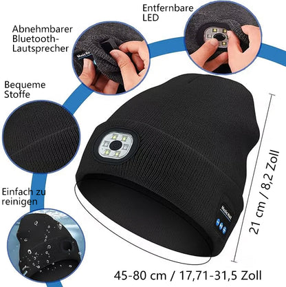 🎄FRÜHER WEIHNACHTSVERKAUF 49% RABATT🎅 3-in-1 Funktionen Bluetooth Mütze