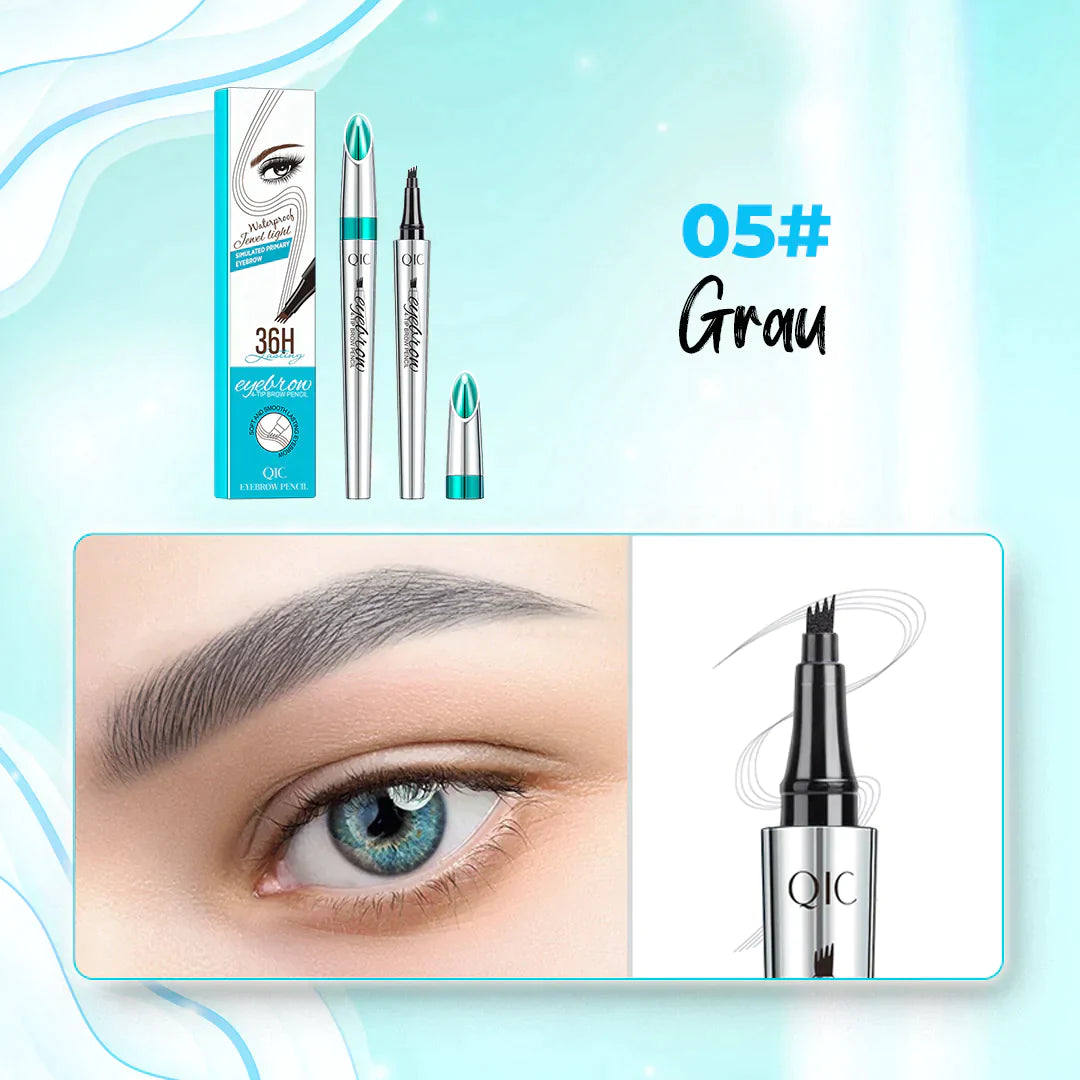 3D Microblading-Stift mit 4 Spitzen für Augenbrauen